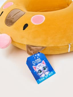 Мягкая игрушка - антистресс подголовник «Капибара»