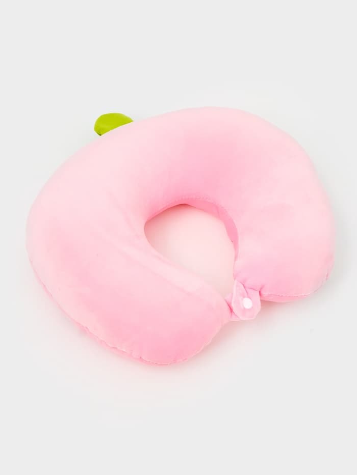 Мягкая игрушка - антистресс подголовник «Клубничка» с маской для сна