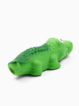 Пищащая игрушка для собак «Крокодил», 20.5×6.5 см, латекс