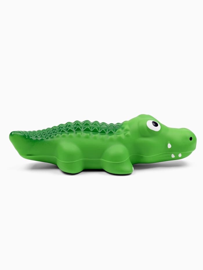 Пищащая игрушка для собак «Крокодил», 20.5×6.5 см, латекс