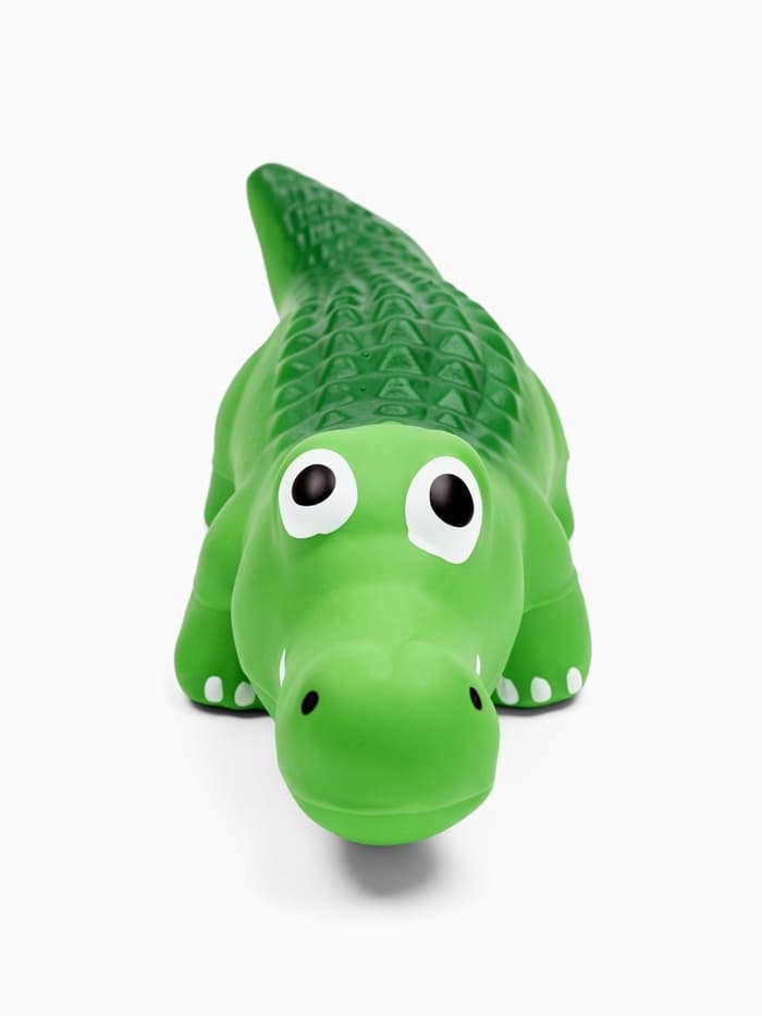 Пищащая игрушка для собак «Крокодил», 20.5×6.5 см, латекс