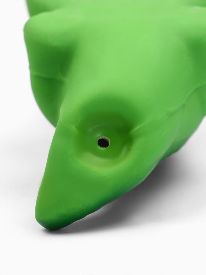 Пищащая игрушка для собак «Крокодил», 20.5×6.5 см, латекс