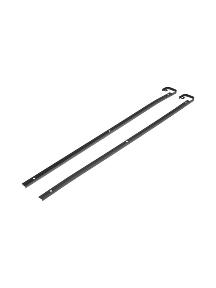 Планка для столешницы щелевая CAPPIO, 38 мм, черный, набор 2 шт.
