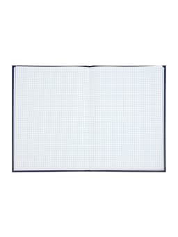 Книга учета А4, 128 листов, клетка, 200×290 мм, бумвинил, синий, блок офсетный