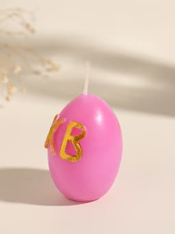 Свеча пасхальная «Яйцо ХВ», 45×45×62 мм, МИКС