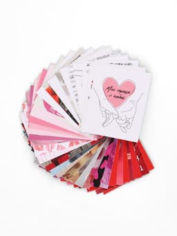 Открытки мини «Любовь», набор 35 шт., 8×9.5 см