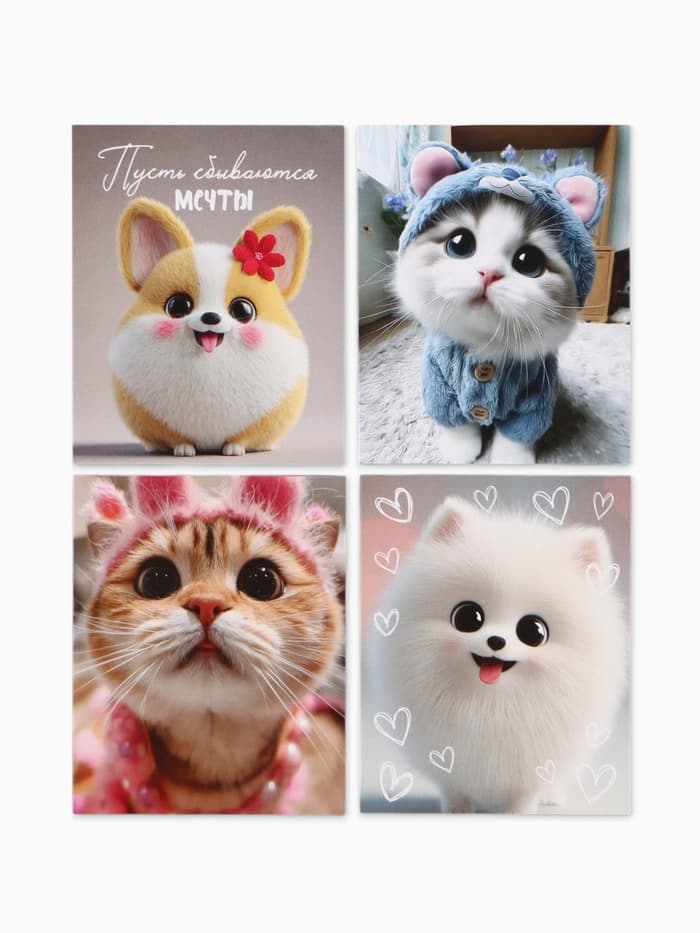 Открытки мини «Малышам», набор 35 шт., 8×9.5 см