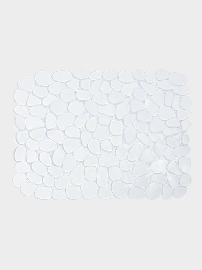 Коврик для раковины Доляна «Галька», 30×40 см, прозрачный