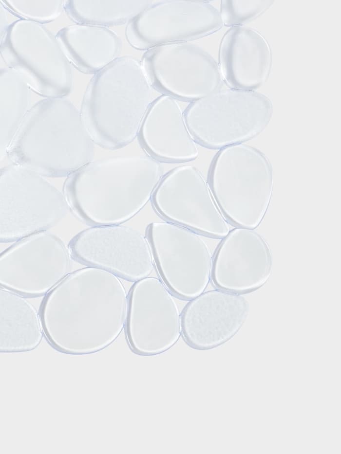 Коврик для раковины Доляна «Галька», 30×40 см, прозрачный