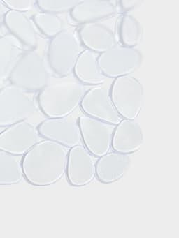 Коврик для раковины Доляна «Галька», 30×40 см, прозрачный