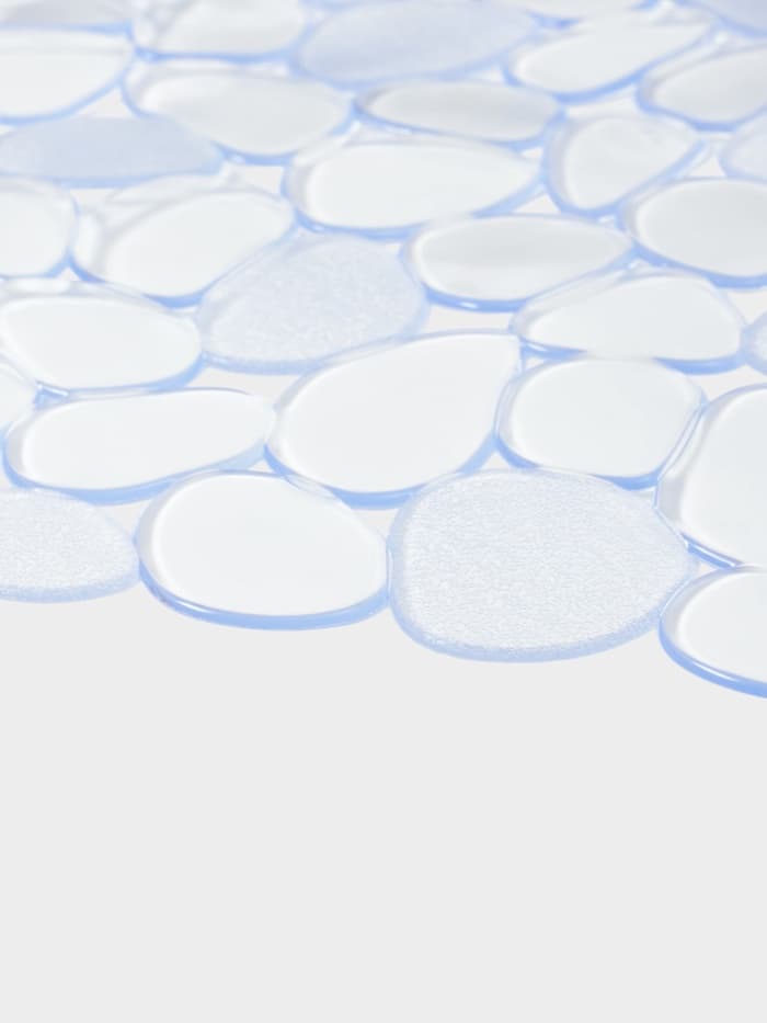 Коврик для раковины Доляна «Галька», 30×40 см, прозрачный