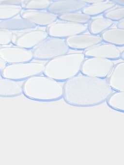 Коврик для раковины Доляна «Галька», 30×40 см, прозрачный