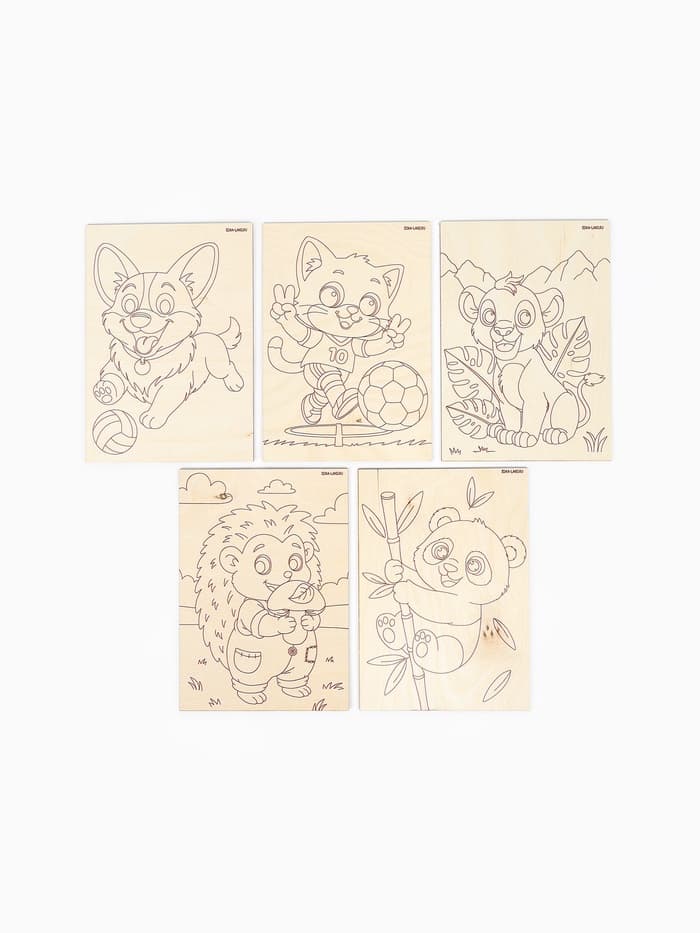 Доски для выжигания «Удивительные друзья»