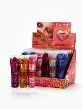 Глиттер-гель для лица, волос и тела, 18 мл, микс оттенков
