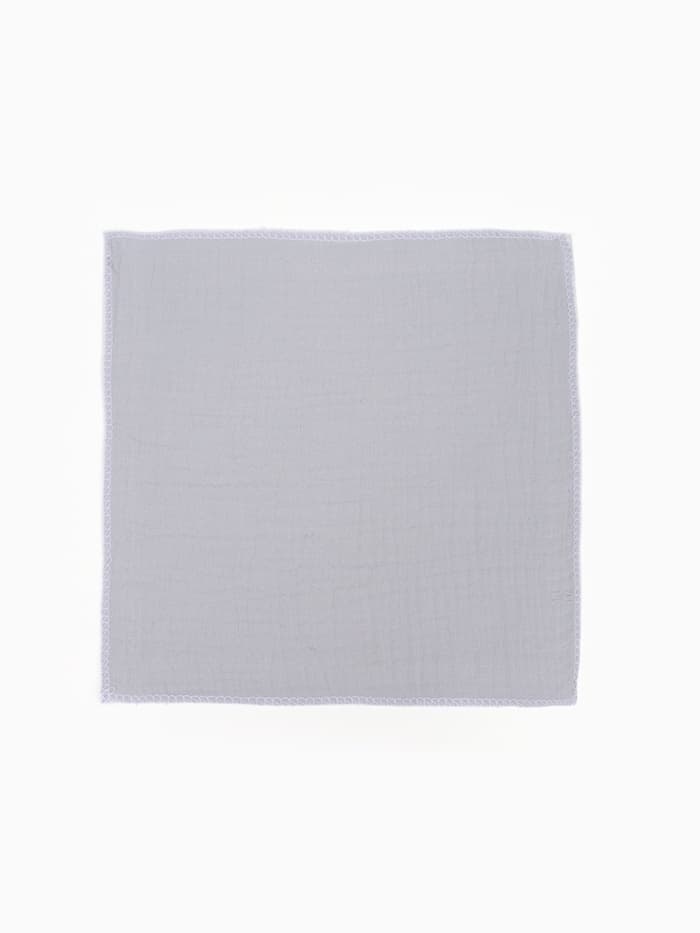 Платки носовые детские «Крошка Я» Deep grey, 20×20 см, набор 6 шт., муслин, 100 % хлопок, серые