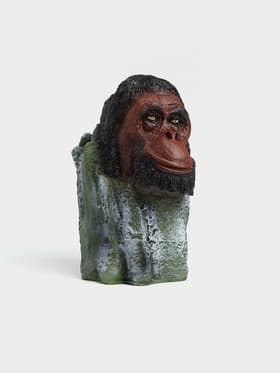 Статуя «Голова обезьяны», 10×9×14 см
