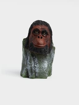 Статуя «Голова обезьяны», 10×9×14 см