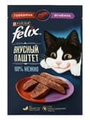 Влажный корм Felix «Вкусный Паштет», говядина /ягнёнок, 75 г