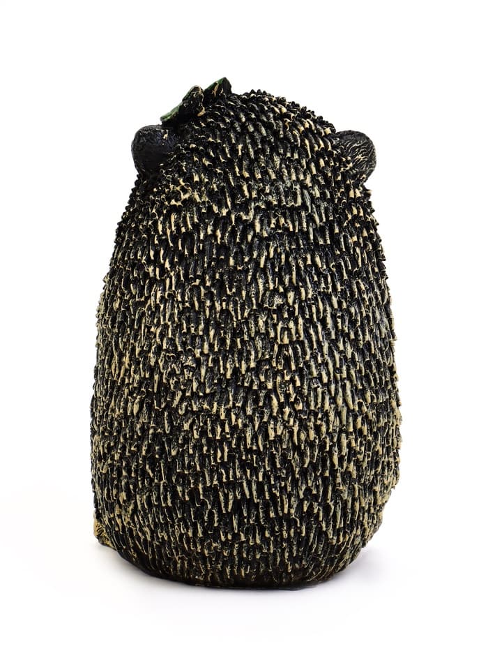 Садовая фигура из полистоуна «Ёжик с цветочным горшком», 20×17×26 см