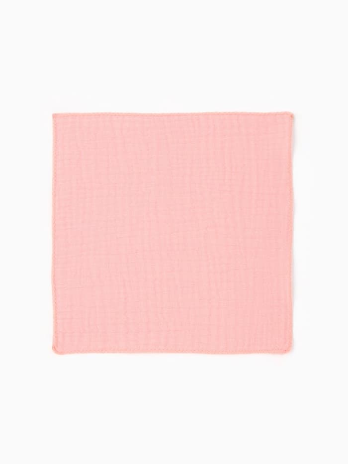 Платки носовые детские «Крошка Я» Pink Heart, 20×20 см, набор 6 шт., муслин, 100 % хлопок, розовые