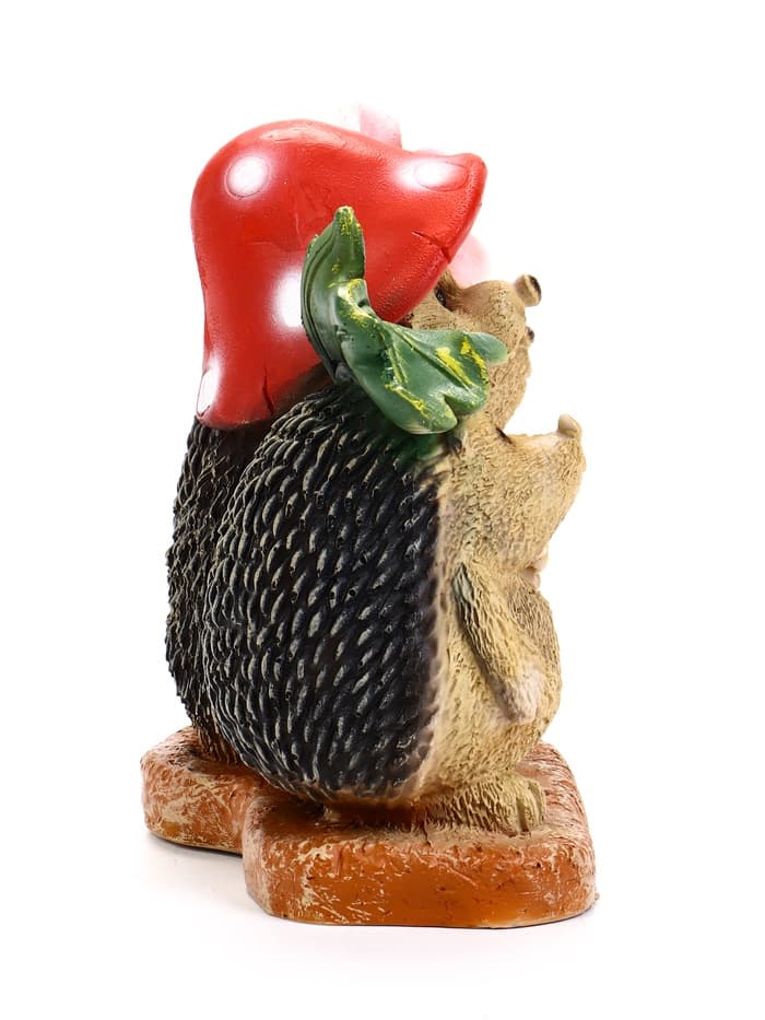 Садовая фигура из полистоуна «Три ежа», 24×10.5×17.5 см