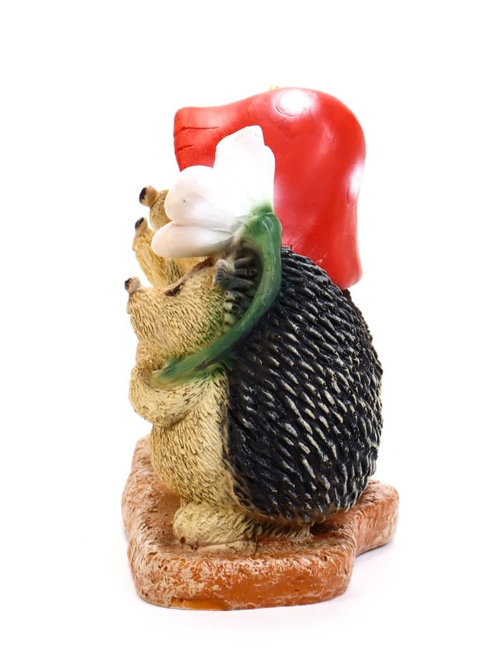 Садовая фигура из полистоуна «Три ежа», 24×10.5×17.5 см