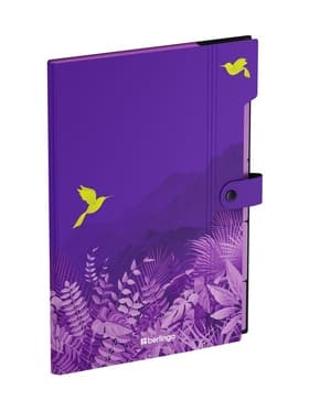 Папка А4 Flower Art, 5 отделений, 600 мкм, на кнопке, с рисунком