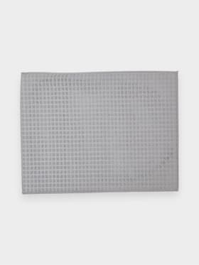 Коврик для сушки посуды «Квадраты», 38×30 см, серый