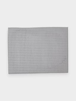 Коврик для сушки посуды «Квадраты», 38×30 см, серый