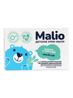 Крем-мыло туалетное детское «Малио» масло ши, 90 г