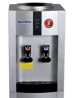 Кулер для воды AquaWork AW 16LDR, 700 Вт, нагрев, охлаждение до 12ºС, 2 крана, серый