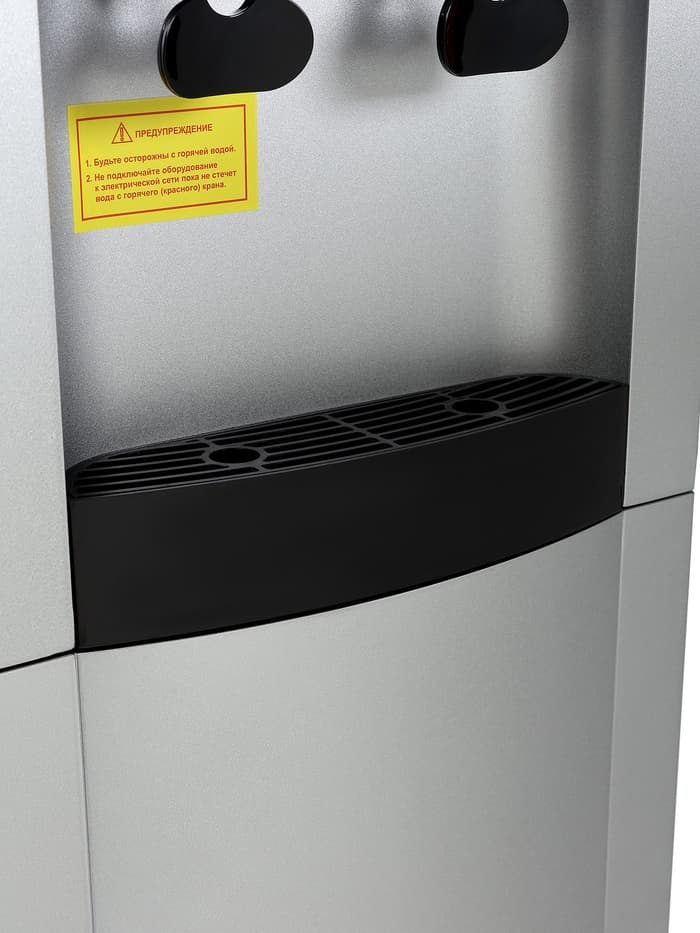 Кулер для воды AquaWork AW 16LDR, 700 Вт, нагрев, охлаждение до 12ºС, 2 крана, серый