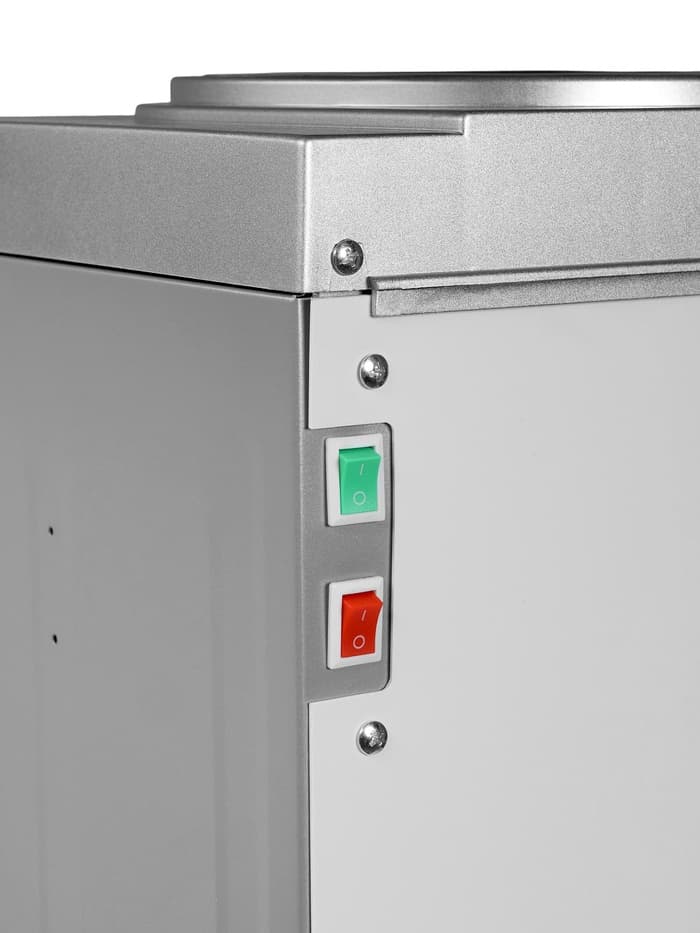 Кулер для воды AquaWork AW 16LDR, 700 Вт, нагрев, охлаждение до 12ºС, 2 крана, серый