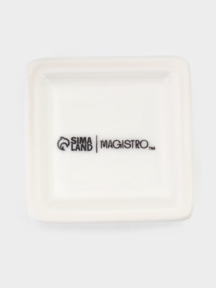 Подставка для зубочисток Magistro «Бланш». 4×5 см, фарфор, белая