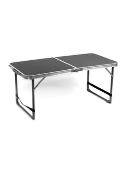 Набор складной мебели: стол, 4 стула, 102×50×44.5/61 см, чёрный, с дубовыми листьями