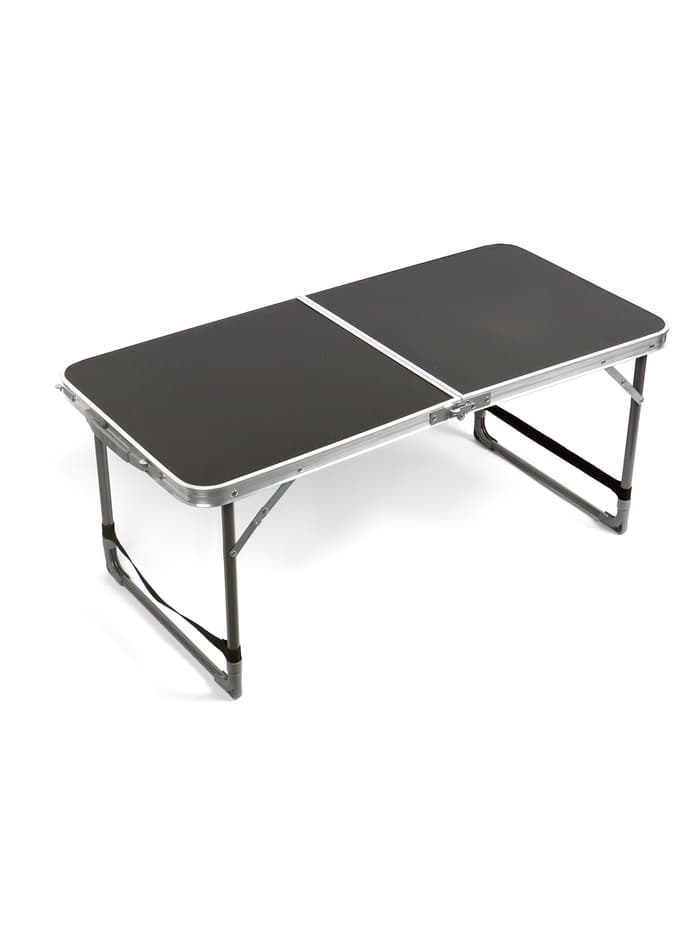 Набор складной мебели: стол, 4 стула, 102×50×44.5/61 см, чёрный, с дубовыми листьями