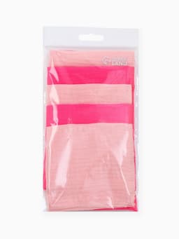 Платки носовые детские «Крошка Я» Bright star, 20×20 см, набор 6 шт., муслин, 100 % хлопок, розовые