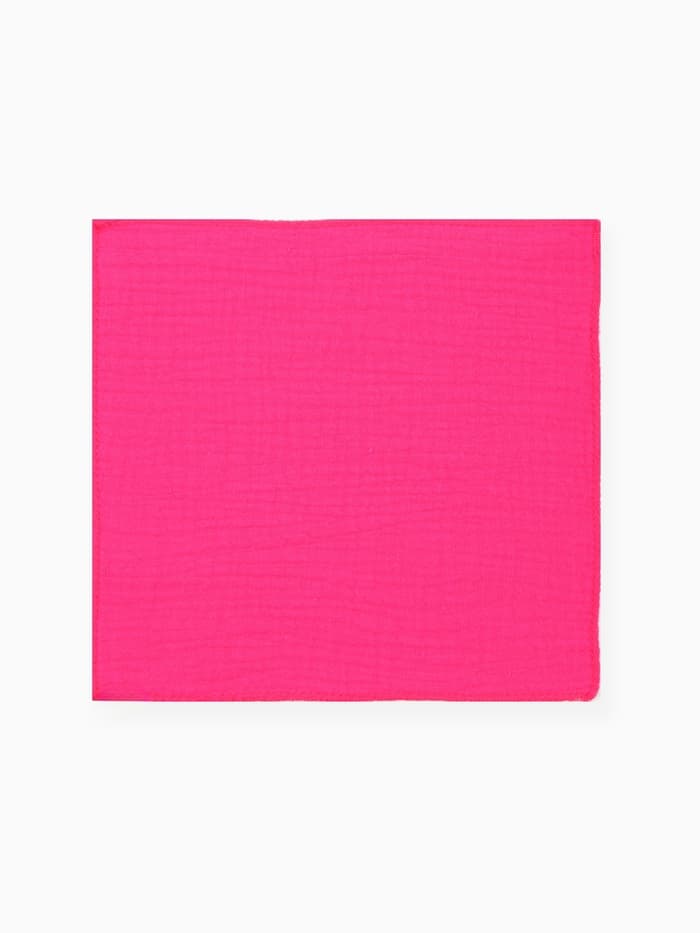 Платки носовые детские «Крошка Я» Bright star, 20×20 см, набор 6 шт., муслин, 100 % хлопок, розовые