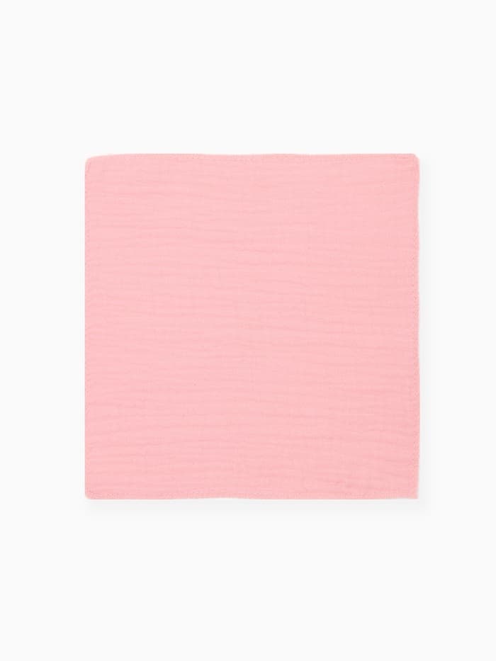 Платки носовые детские «Крошка Я» Bright star, 20×20 см, набор 6 шт., муслин, 100 % хлопок, розовые