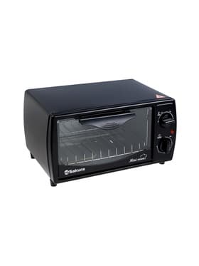Мини печь Sakura SA-7018B, 1000 Вт, 10 л, 100-250 С, чёрная