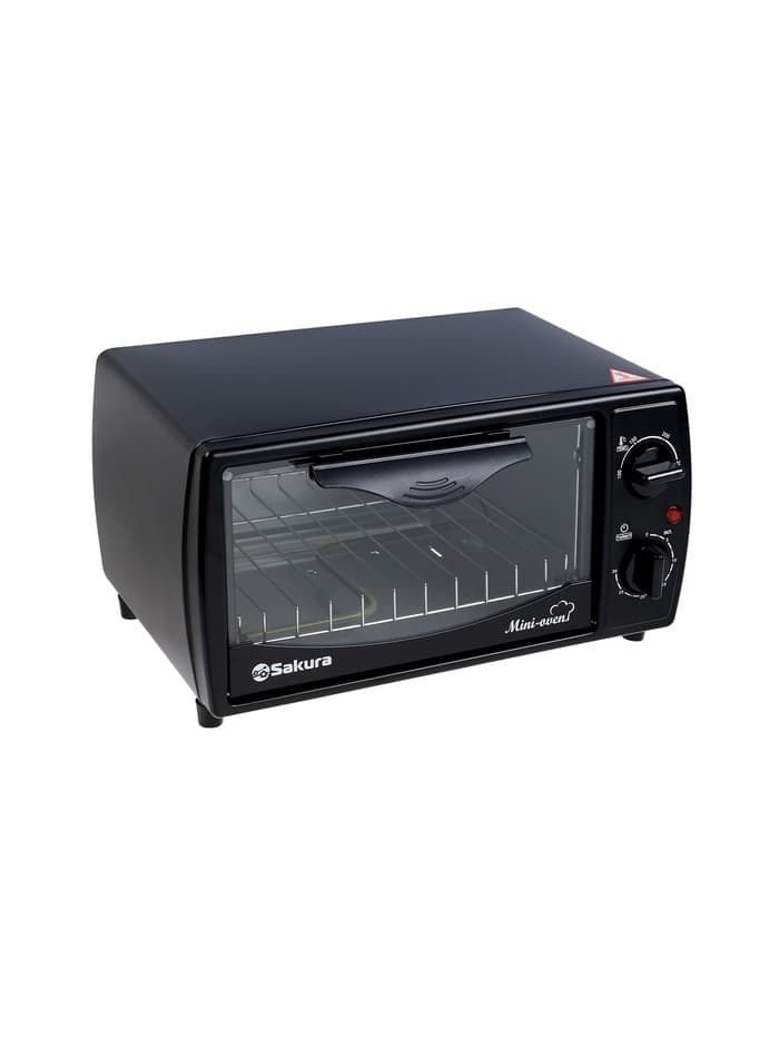 Мини печь Sakura SA-7018B, 1000 Вт, 10 л, 100-250 С, чёрная