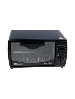 Мини печь Sakura SA-7018B, 1000 Вт, 10 л, 100-250 С, чёрная