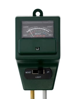 Измеритель параметров почвы, влажность/pH/кислотность, зелёный