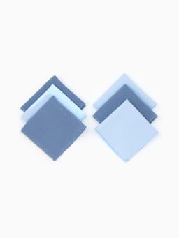 Платки носовые детские «Крошка Я. Морской бриз», 20×20 см - 6 шт., муслин, 100 % хлопок