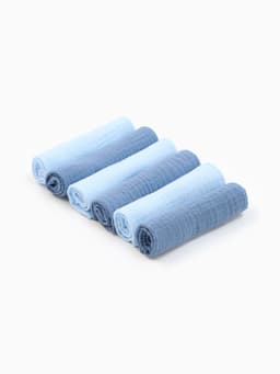 Платки носовые детские «Крошка Я. Морской бриз», 20×20 см - 6 шт., муслин, 100 % хлопок