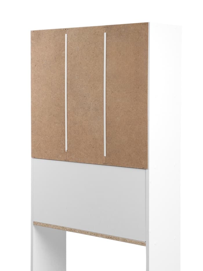 Стеллаж открытый для ванной комнаты «Клик Мебель. Пронто», 660×230×1850 мм, цвет белый