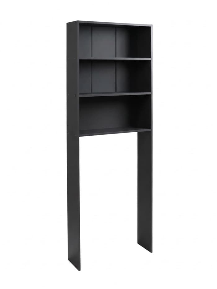 Стеллаж открытый для ванной комнаты «Клик Мебель. Пронто», 660×230×1850 мм, цвет графит