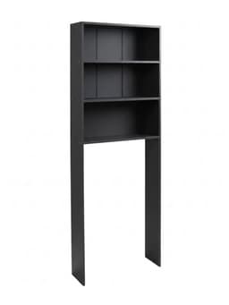 Стеллаж открытый для ванной комнаты «Клик Мебель. Пронто», 660×230×1850 мм, цвет графит