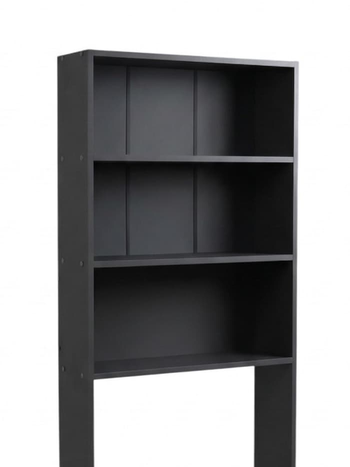 Стеллаж открытый для ванной комнаты «Клик Мебель. Пронто», 660×230×1850 мм, цвет графит