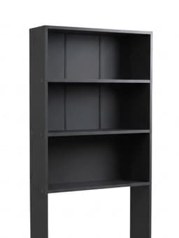 Стеллаж открытый для ванной комнаты «Клик Мебель. Пронто», 660×230×1850 мм, цвет графит